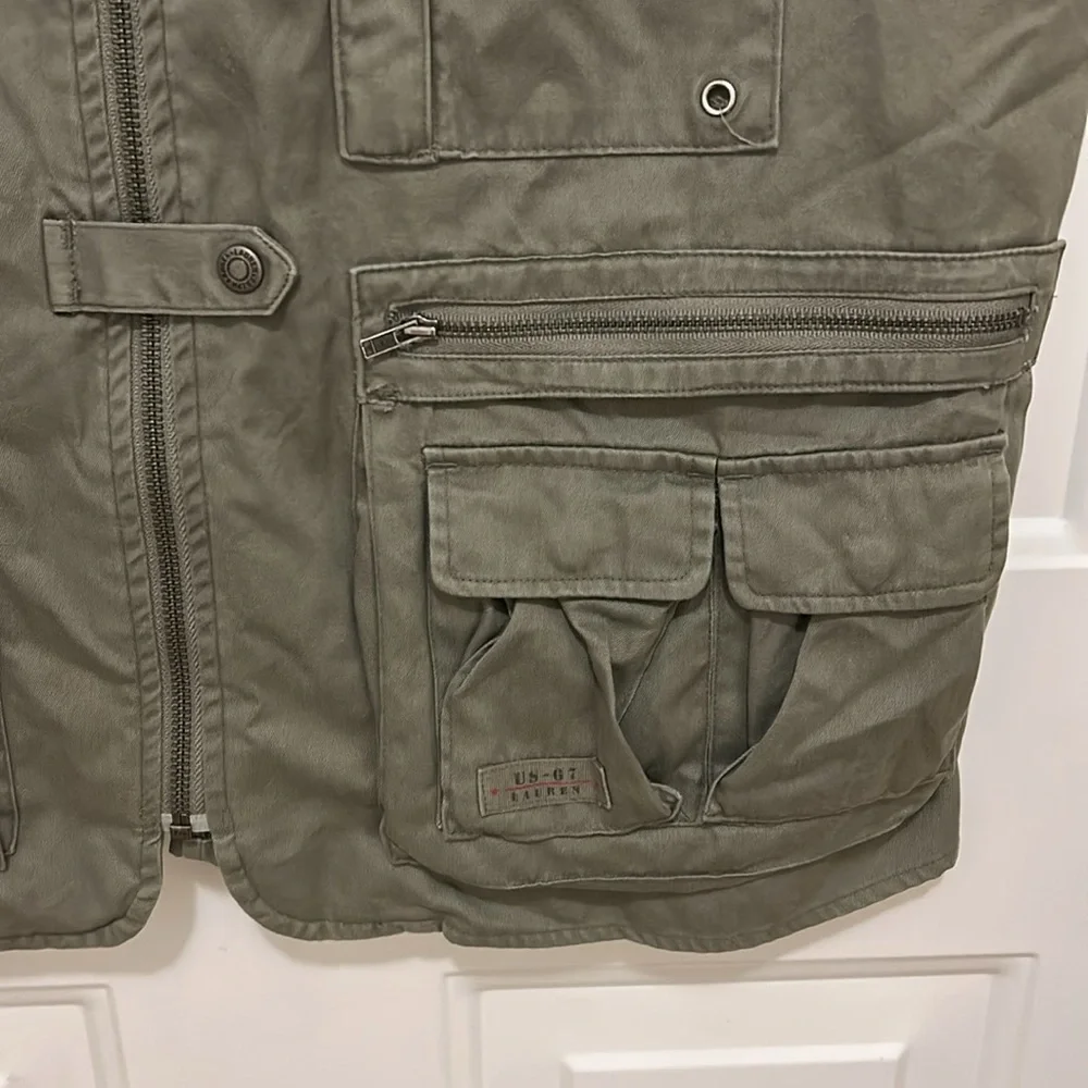 Ralph Lauren Military Safari Style Vest MEDIUM